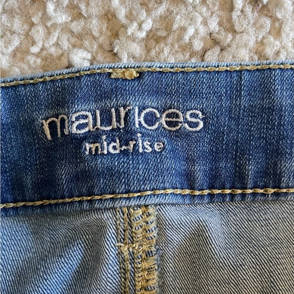 Maurices jeans with plaid cuff - Picture 2 of 5